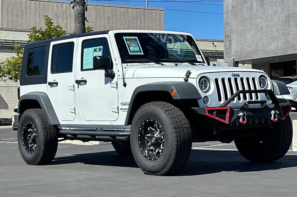 used 2017 Jeep Wrangler Unlimited car, priced at $25,700