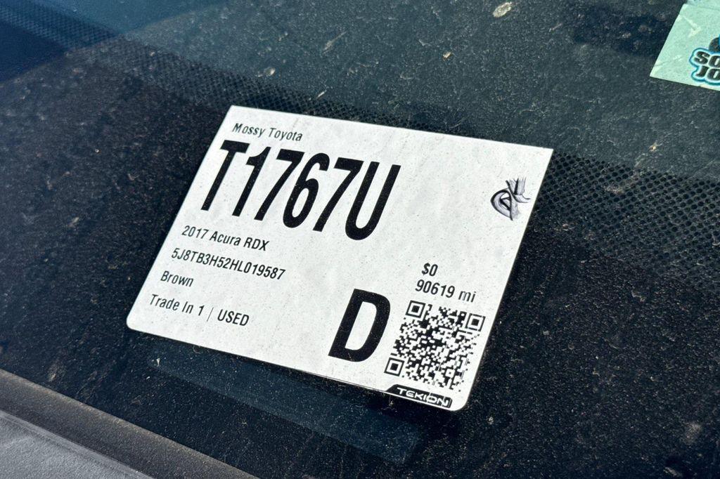 used 2017 Acura RDX car, priced at $15,988