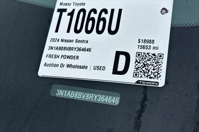 used 2024 Nissan Sentra car, priced at $18,877