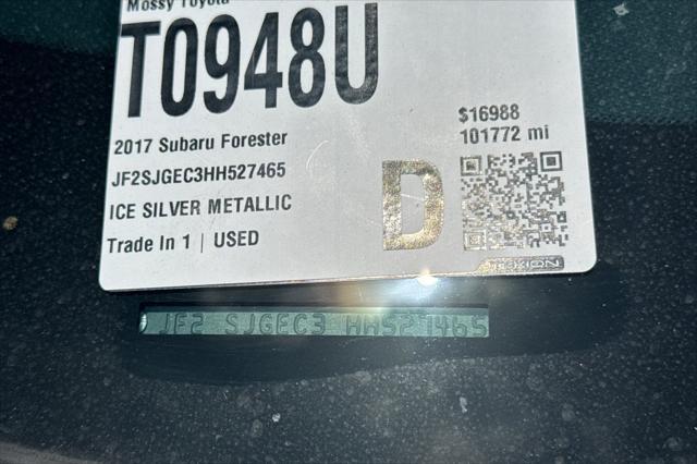 used 2017 Subaru Forester car, priced at $16,735