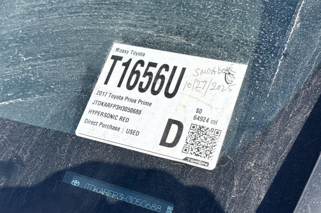 used 2017 Toyota Prius Prime car, priced at $19,988