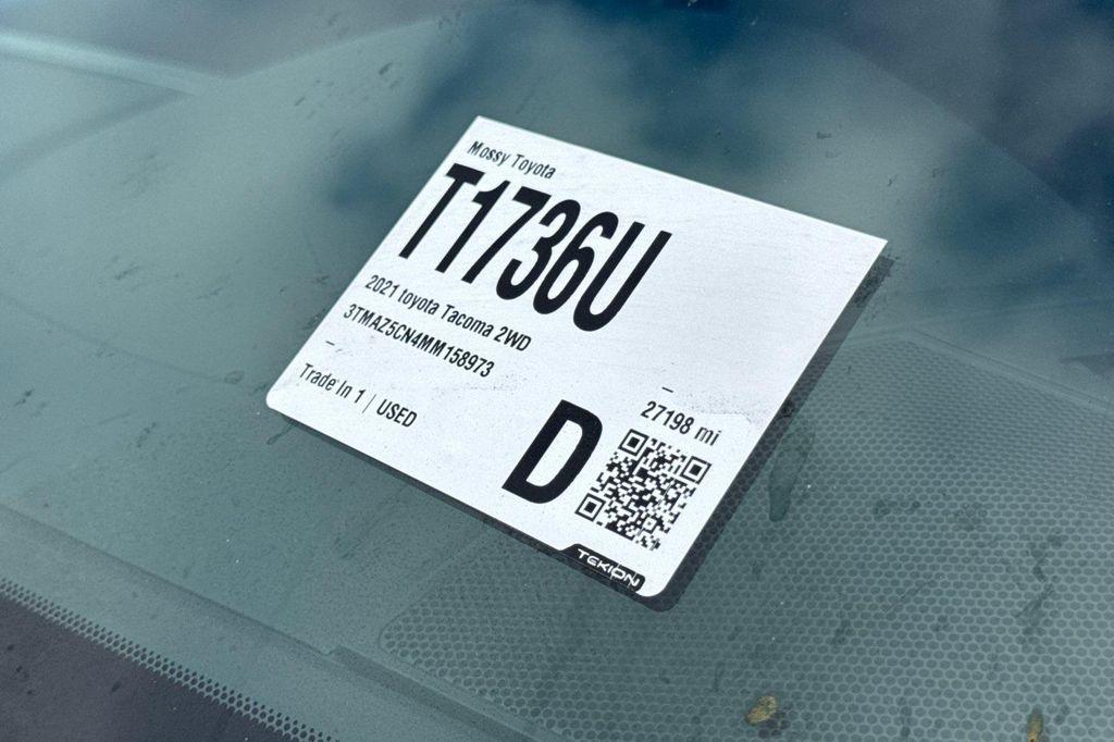 used 2021 Toyota Tacoma car, priced at $30,953