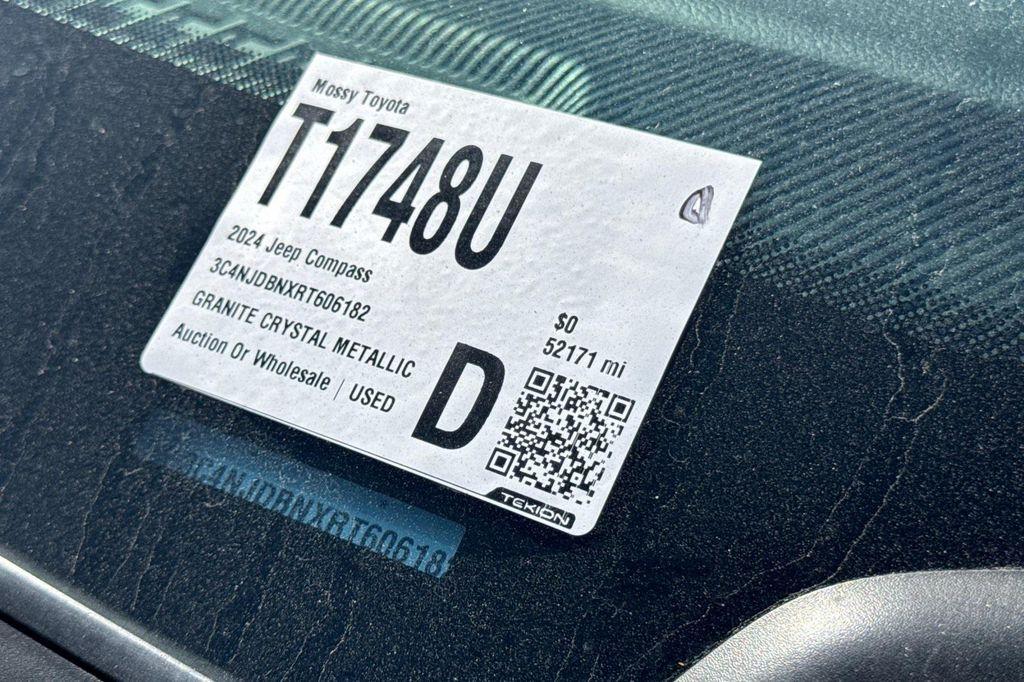 used 2024 Jeep Compass car, priced at $20,988