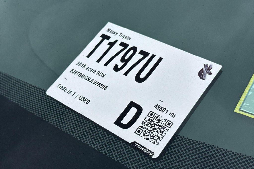 used 2018 Acura RDX car, priced at $18,533