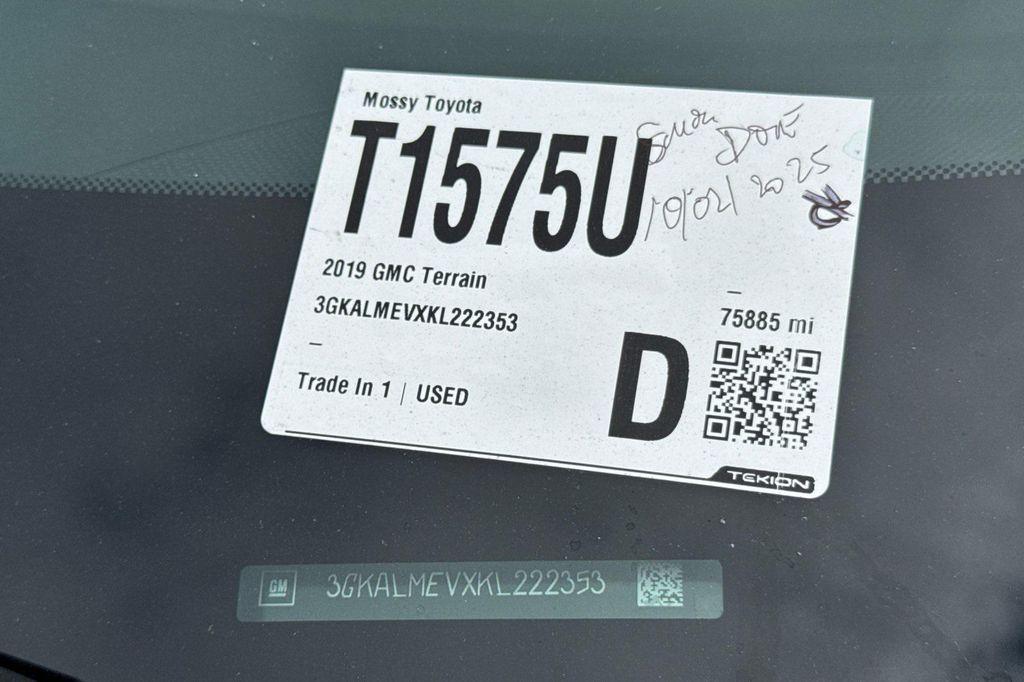 used 2019 GMC Terrain car, priced at $15,953