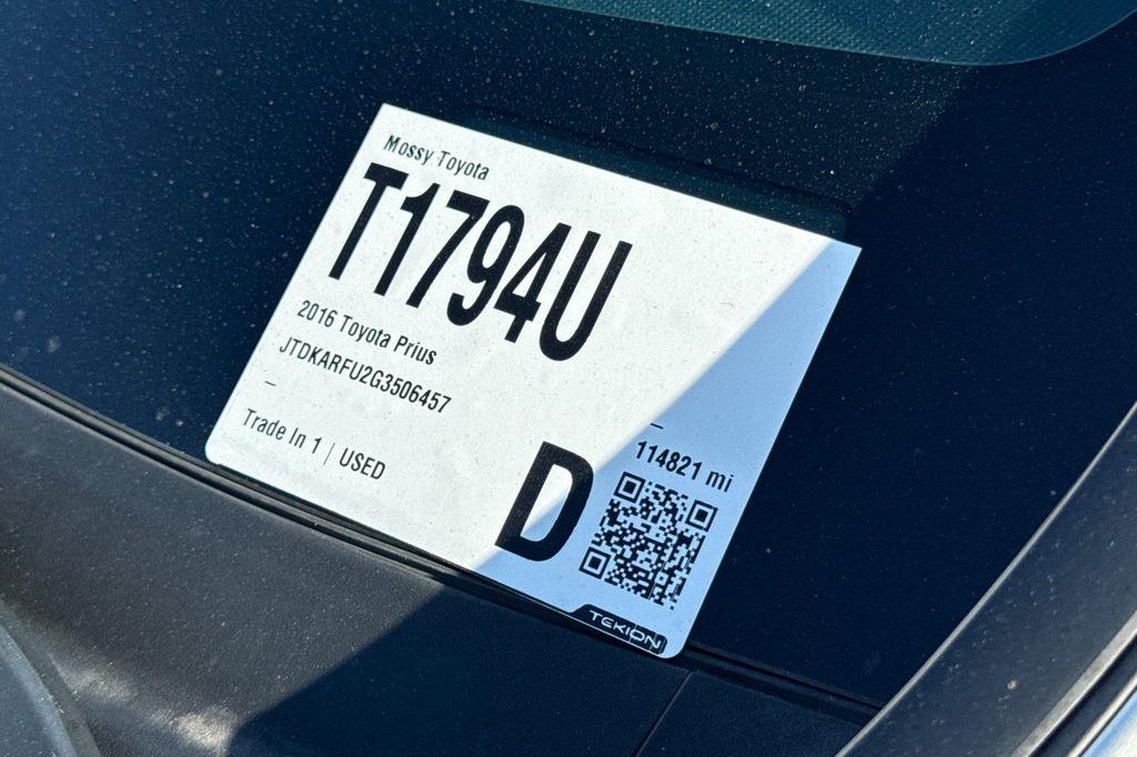 used 2016 Toyota Prius car, priced at $12,953