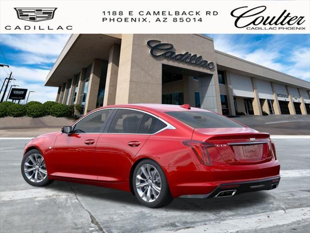 new 2025 Cadillac CT5 car, priced at $50,215