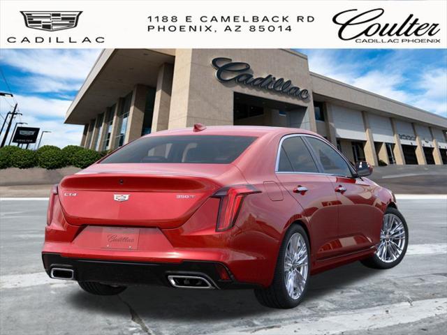 new 2025 Cadillac CT4 car, priced at $42,215