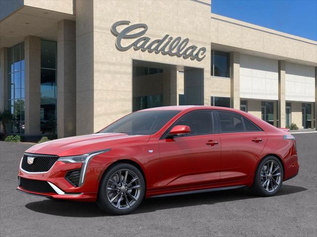 new 2025 Cadillac CT4 car, priced at $45,415