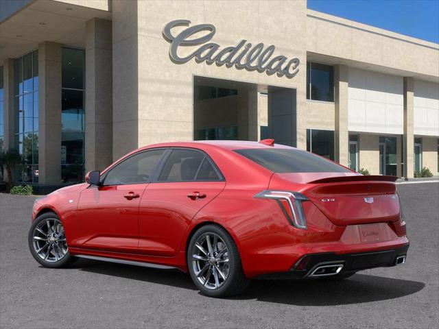 new 2025 Cadillac CT4 car, priced at $45,415