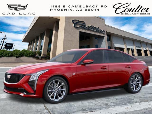 new 2025 Cadillac CT5 car, priced at $50,215