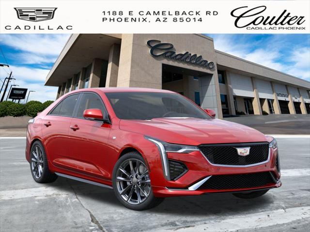 new 2025 Cadillac CT4 car, priced at $46,415