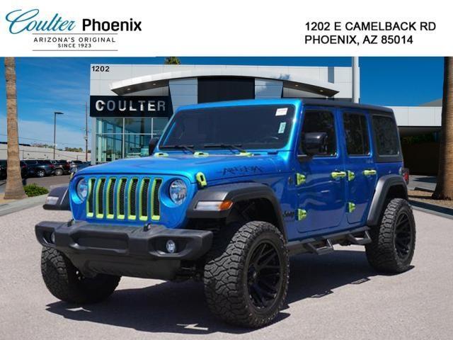 used 2022 Jeep Wrangler Unlimited car, priced at $35,365