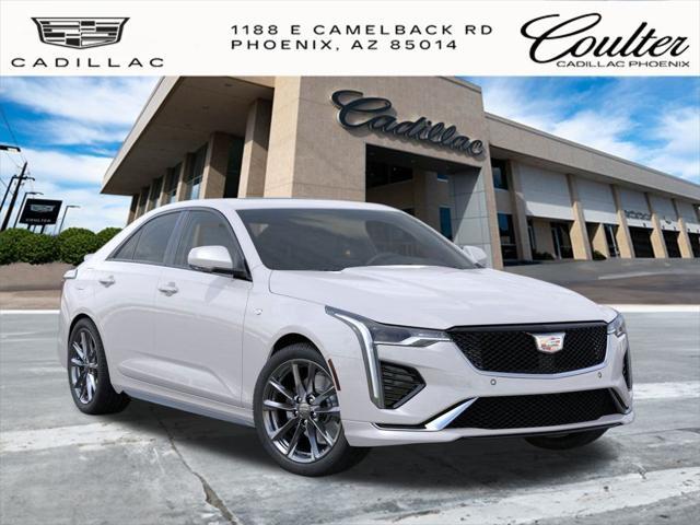 new 2025 Cadillac CT4 car, priced at $45,965