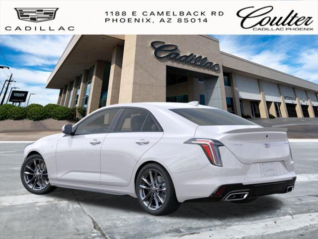 new 2025 Cadillac CT4 car, priced at $45,965