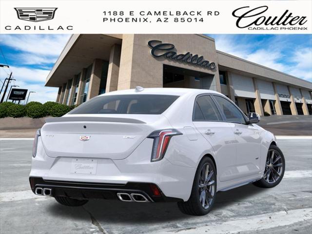 new 2025 Cadillac CT4-V car, priced at $51,590