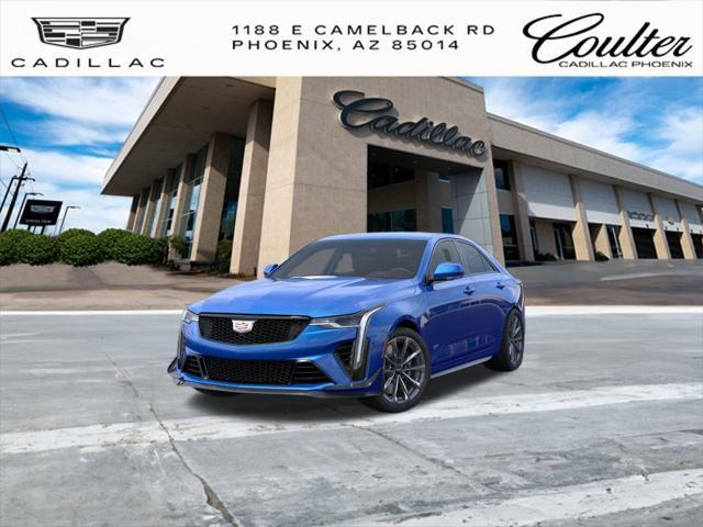 new 2025 Cadillac CT4-V car, priced at $63,315