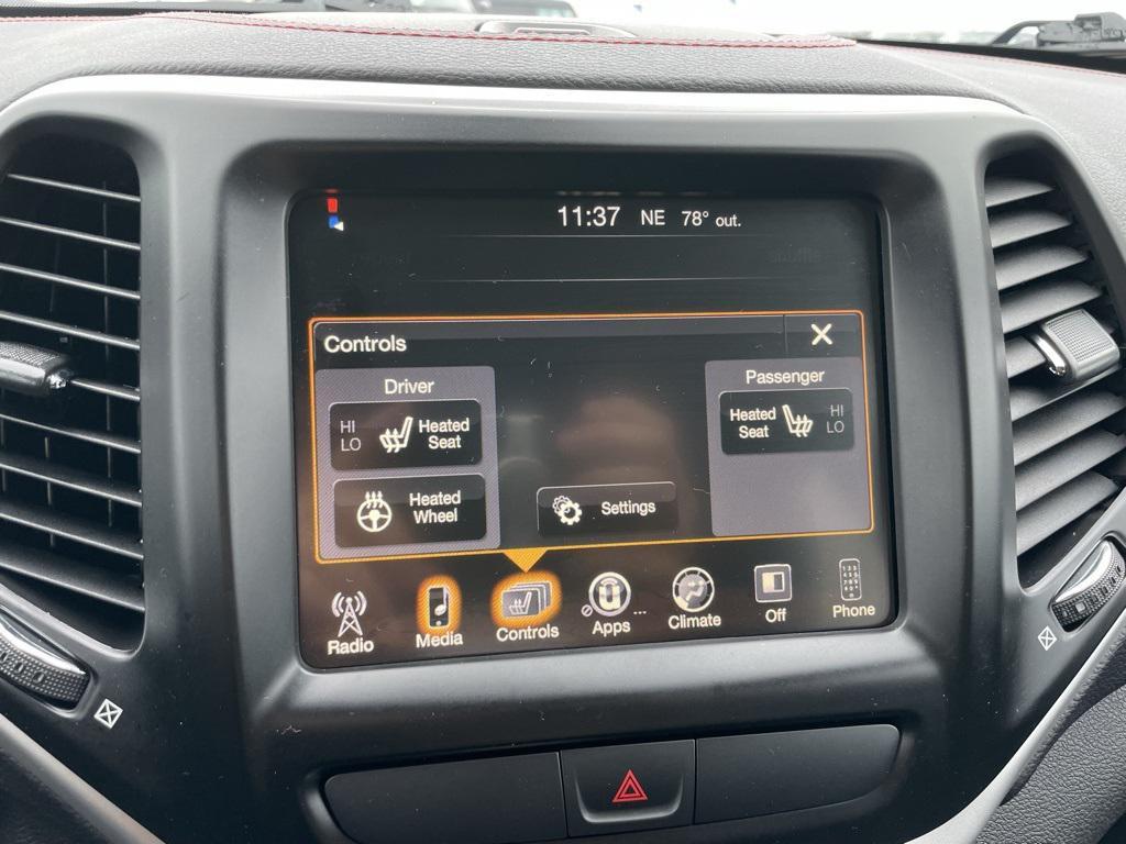 used 2017 Jeep Cherokee car, priced at $12,000