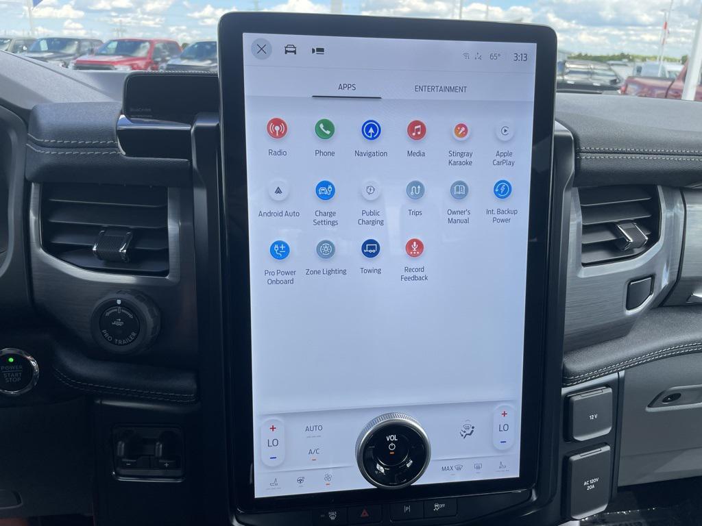 new 2025 Ford F-150 Lightning car, priced at $64,525