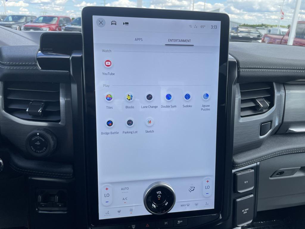 new 2025 Ford F-150 Lightning car, priced at $64,525