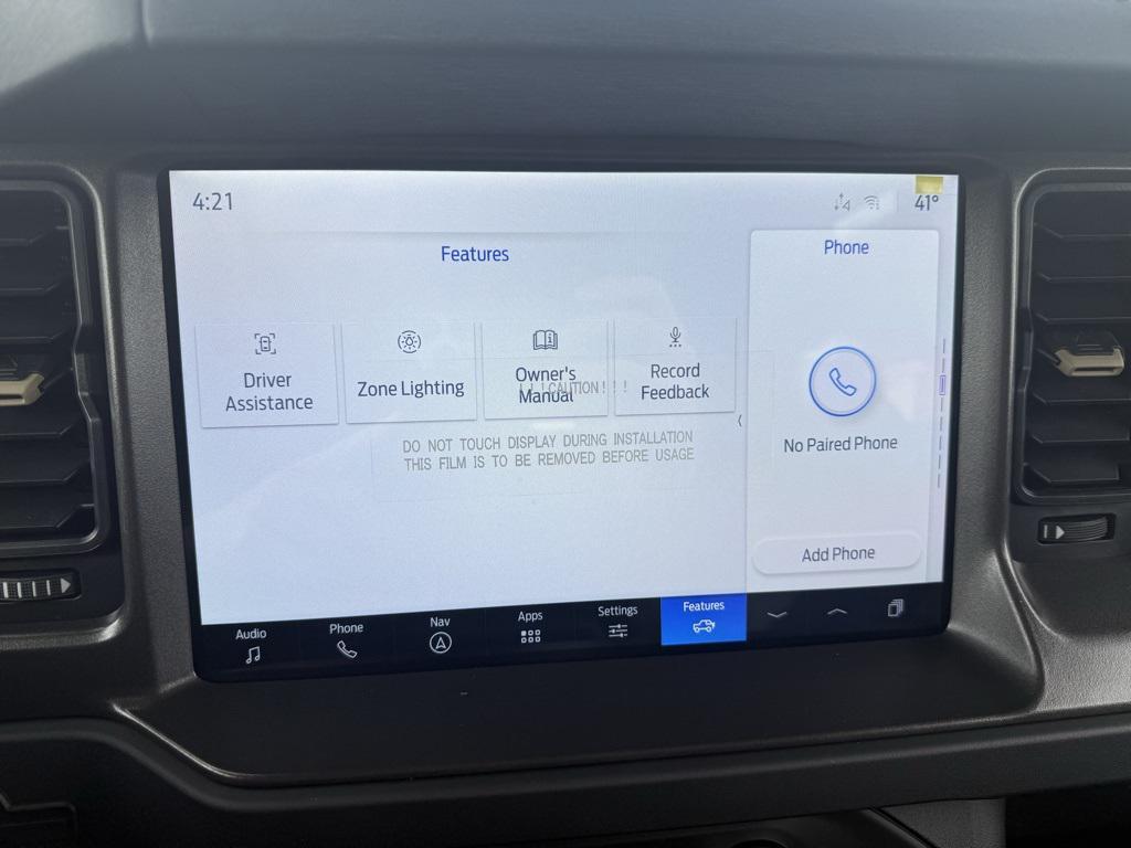 new 2025 Ford Bronco car, priced at $57,548