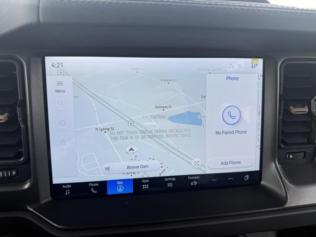 new 2025 Ford Bronco car, priced at $57,548