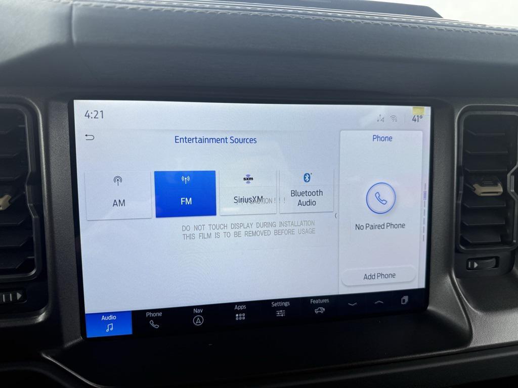 new 2025 Ford Bronco car, priced at $57,548