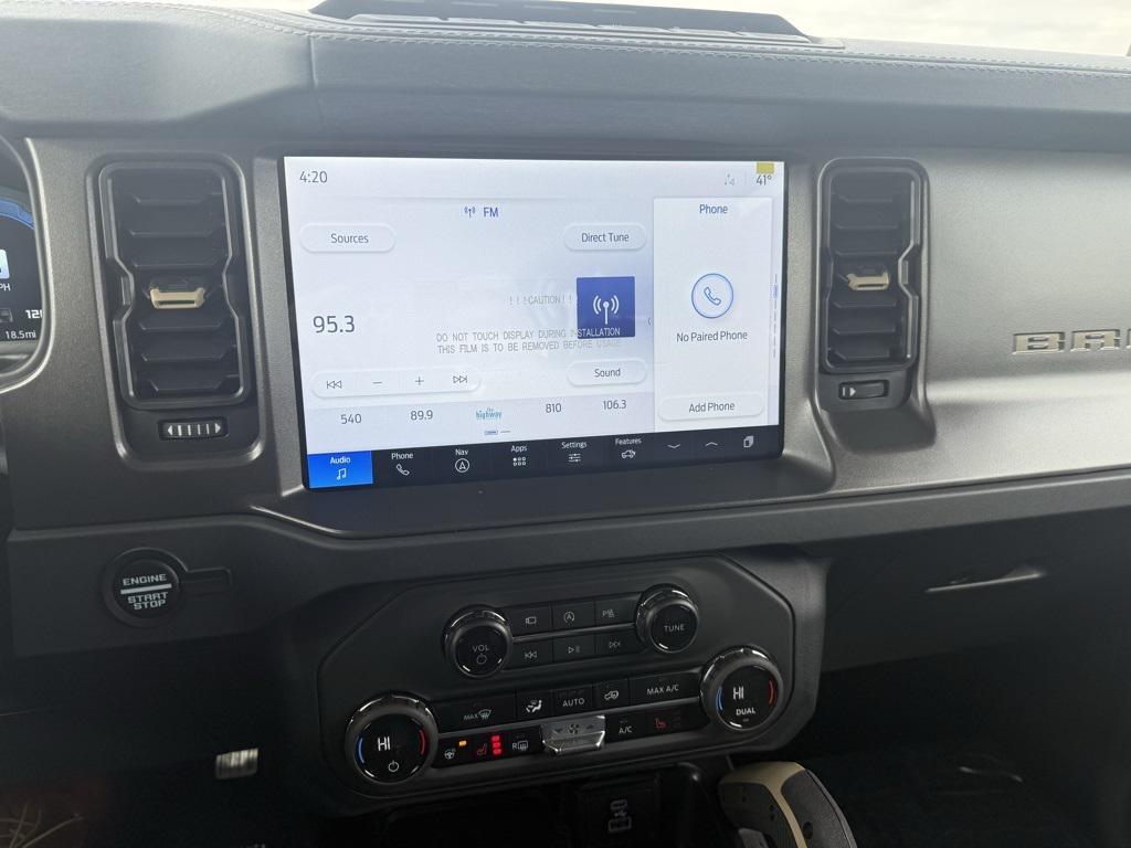 new 2025 Ford Bronco car, priced at $57,548