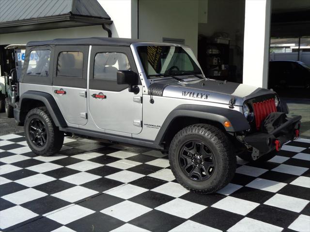 used 2017 Jeep Wrangler Unlimited car, priced at $17,495
