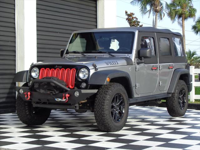 used 2017 Jeep Wrangler Unlimited car, priced at $17,495