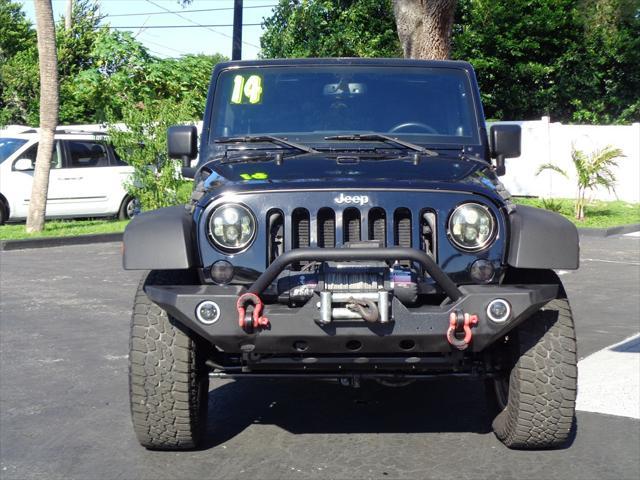 used 2014 Jeep Wrangler Unlimited car, priced at $18,495