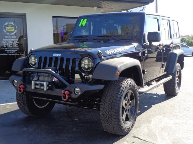 used 2014 Jeep Wrangler Unlimited car, priced at $18,495