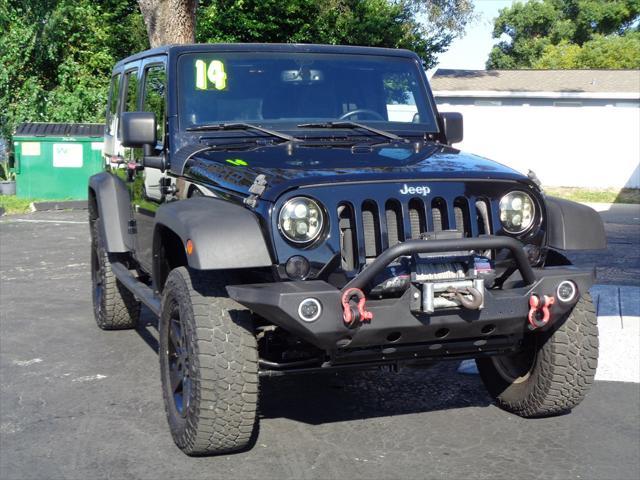 used 2014 Jeep Wrangler Unlimited car, priced at $18,495