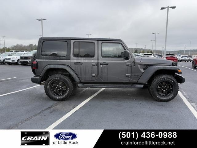 used 2021 Jeep Wrangler Unlimited car, priced at $30,621