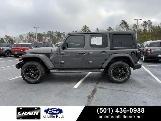 used 2021 Jeep Wrangler Unlimited car, priced at $30,621