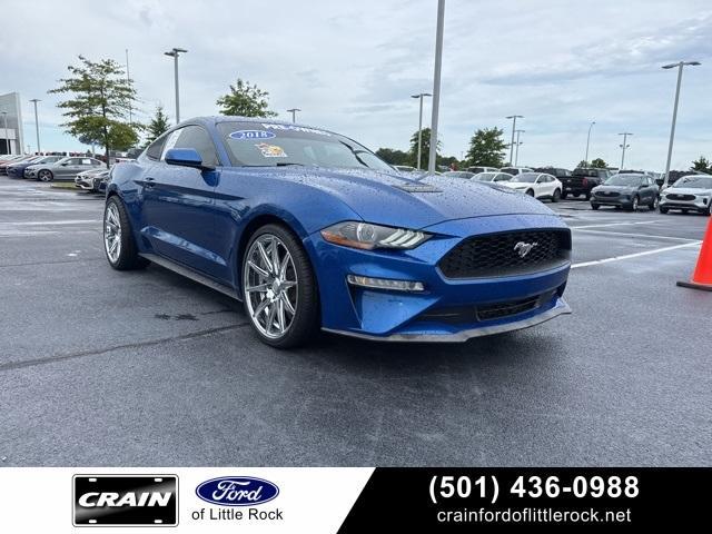 used 2018 Ford Mustang car, priced at $18,939