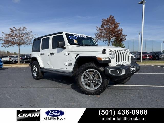 used 2018 Jeep Wrangler Unlimited car, priced at $26,031