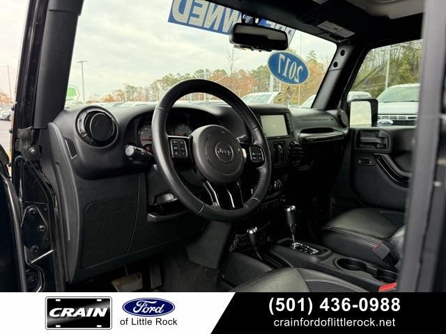 used 2017 Jeep Wrangler Unlimited car, priced at $25,543