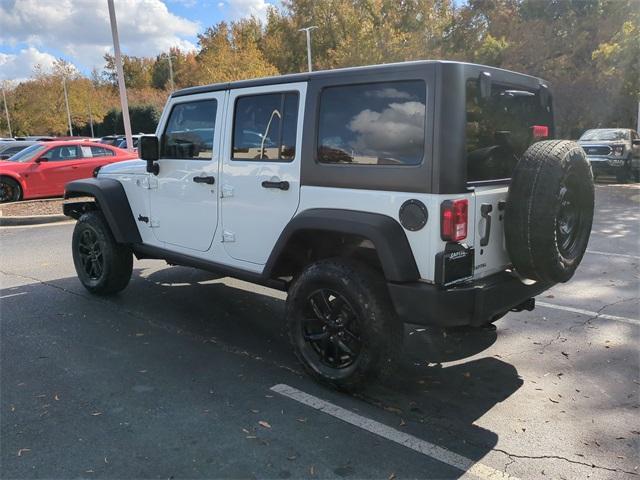 used 2016 Jeep Wrangler Unlimited car, priced at $19,200