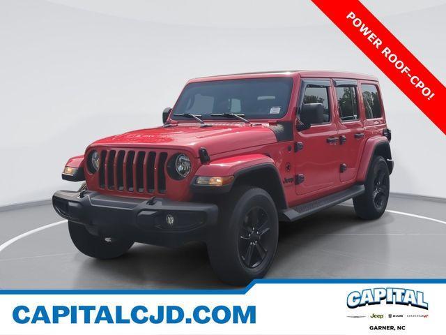 used 2020 Jeep Wrangler Unlimited car, priced at $37,522