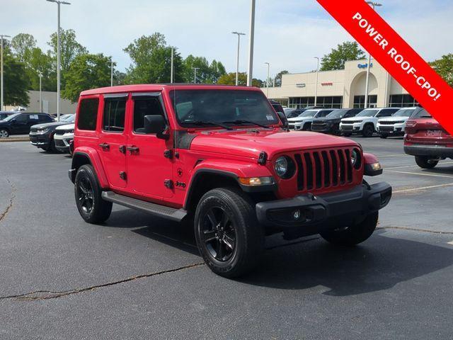 used 2020 Jeep Wrangler Unlimited car, priced at $37,522