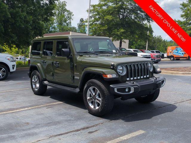 used 2022 Jeep Wrangler Unlimited car, priced at $37,122