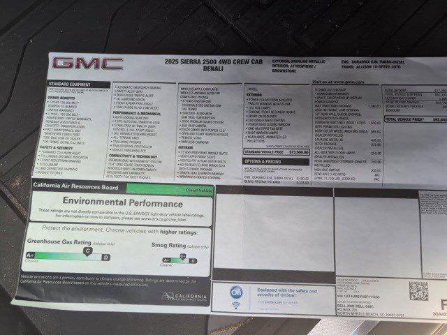 used 2025 GMC Sierra 2500 car, priced at $81,640