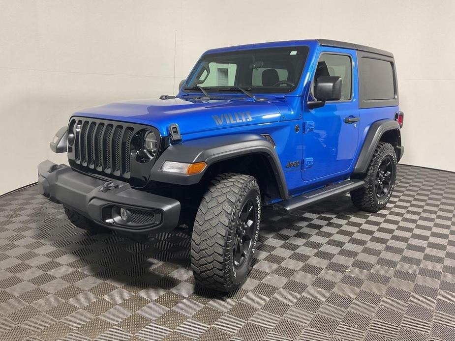 used 2021 Jeep Wrangler car, priced at $27,680