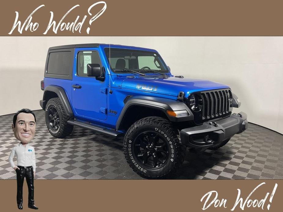 used 2021 Jeep Wrangler car, priced at $27,680