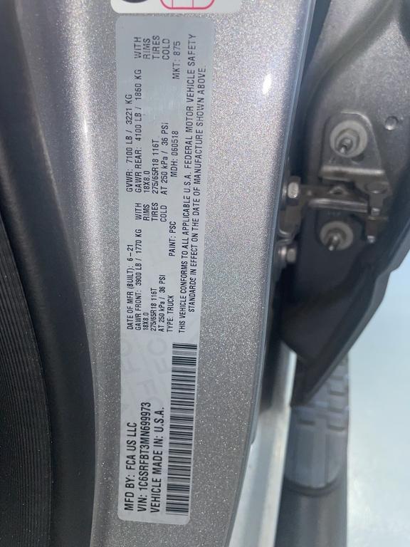 used 2021 Ram 1500 car, priced at $32,500