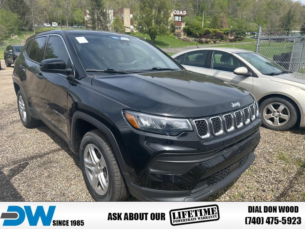 used 2023 Jeep Compass car, priced at $19,500