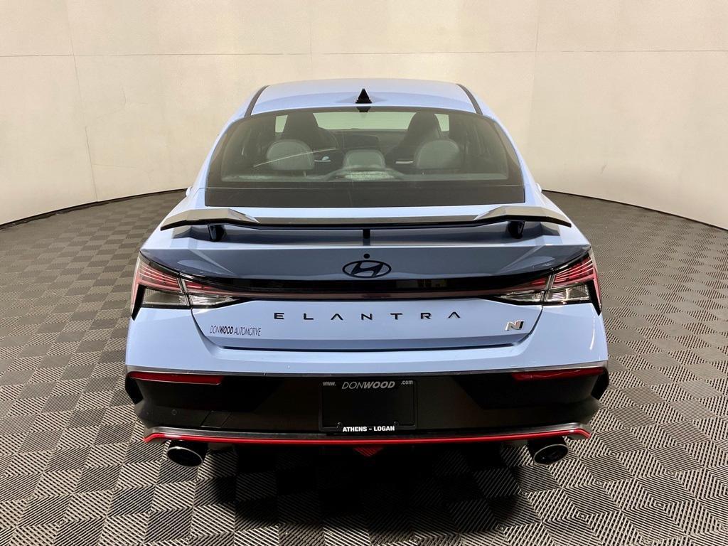 new 2025 Hyundai Elantra N car, priced at $35,855