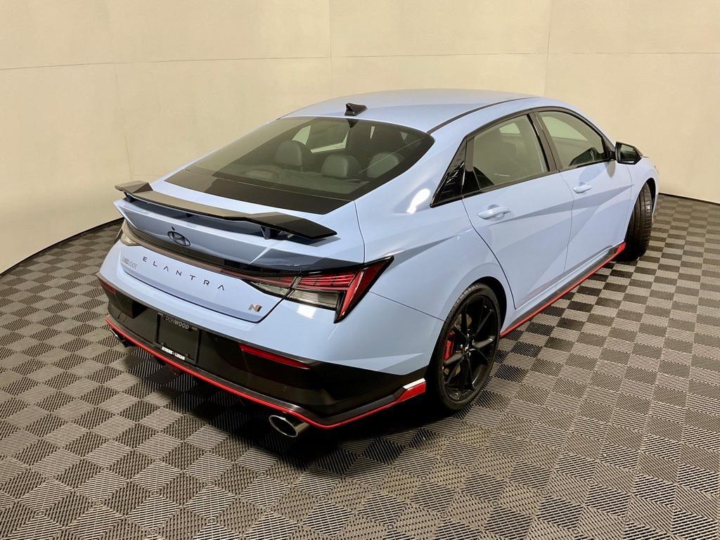 new 2025 Hyundai Elantra N car, priced at $35,855