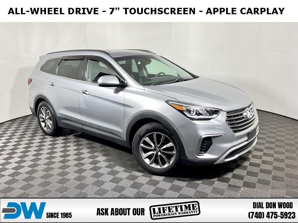 used 2018 Hyundai Santa Fe car, priced at $7,500